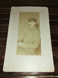 H. Fr&ouml;mm auf einer Fotopostkarte aus dem Jahr 1916